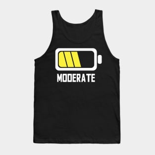 MODERATE - Lvl 4 - Battery series - Tired level - E3b Tank Top